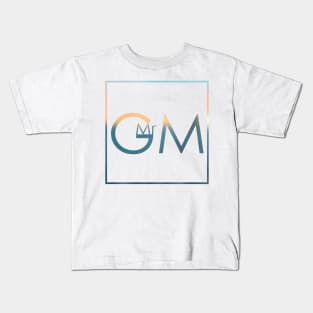 MrGM Logo [Simple Outline] Kids T-Shirt